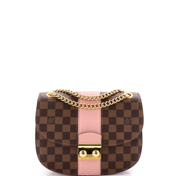 Wight Handbag Damier with Leather