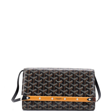 Monte Carlo Clutch with Strap Coated Canvas PM