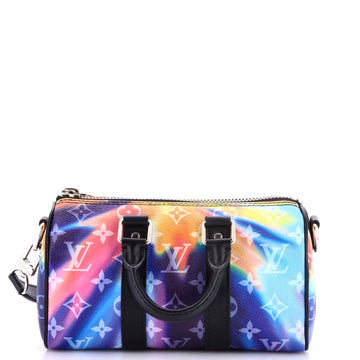 Keepall Bandouliere Bag Limited Edition Monogram Sunset Canvas XS