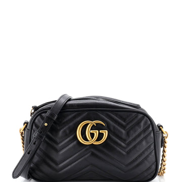 GG Marmont Shoulder Bag Matelasse Leather Small