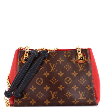 Surene Handbag Monogram Canvas with Leather BB