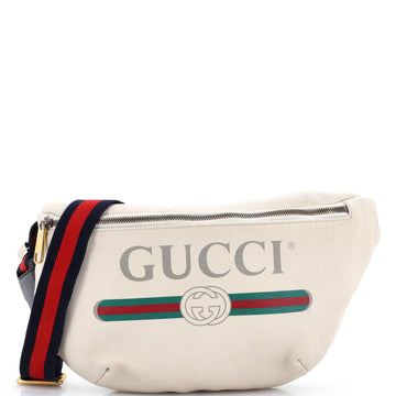 Logo Belt Bag Printed Leather Medium
