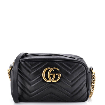 GG Marmont Shoulder Bag Matelasse Leather Small