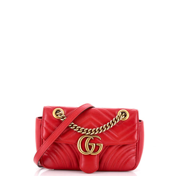GG Marmont Flap Bag Matelasse Leather Mini
