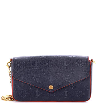 Felicie Pochette Monogram Empreinte Leather