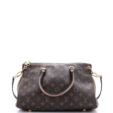 Pallas Tote Monogram Canvas with Leather BB