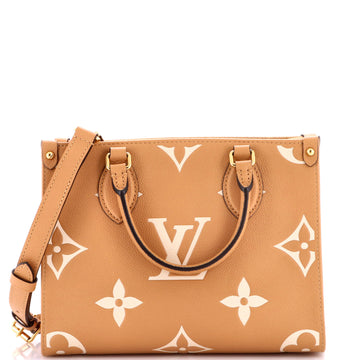 OnTheGo Tote Bicolor Monogram Empreinte Giant PM