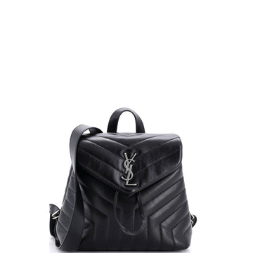 LouLou Backpack Matelasse Chevron Leather Small