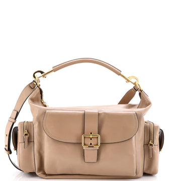 Camera Shoulder Bag Leather Large