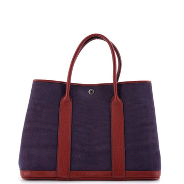 Garden Party Tote Toile and Leather 36