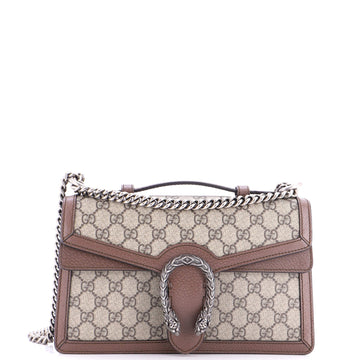 Dionysus Top Handle Chain Bag GG Coated Canvas Small