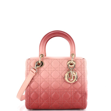 Lady Dior Bag Cannage Quilt Gradient Lambskin Medium