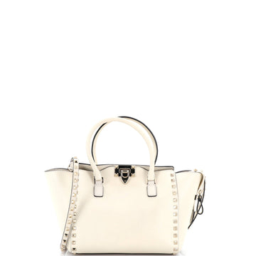 Rockstud Tote Rigid Leather Small