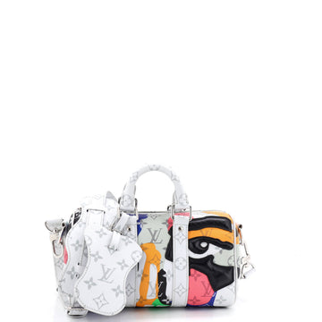 Keepall Bandouliere Bag Limited Edition Portrait Monogram Canvas 25