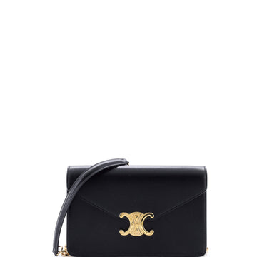 Margo Triomphe Wallet on Chain Leather
