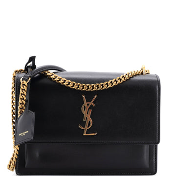 Sunset Crossbody Bag Leather Medium