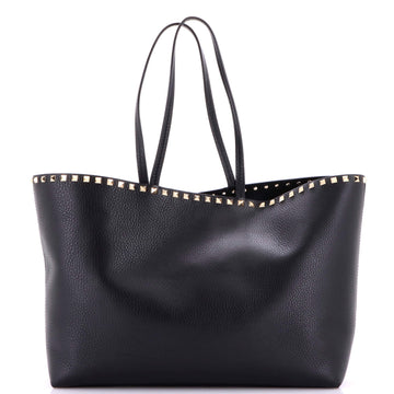 Rockstud Shopper Tote Leather Large