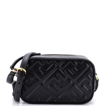 Camera Case Bag Zucca Embossed Leather Mini