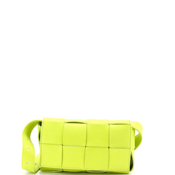 Cassette Belt Bag Maxi Intrecciato Leather