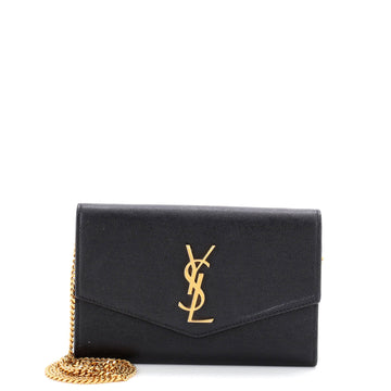 Uptown Chain Wallet Leather