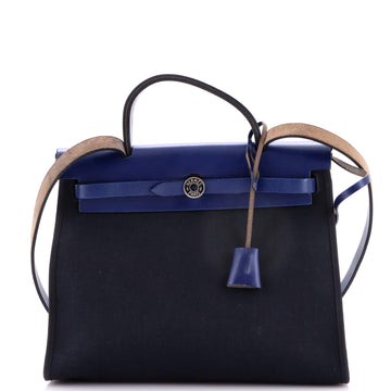 Herbag Zip Leather and Toile 31