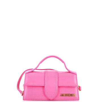 Le Bambino Top Handle Flap Bag Leather