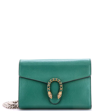 Dionysus Chain Wallet Leather with Embellished Detail Small