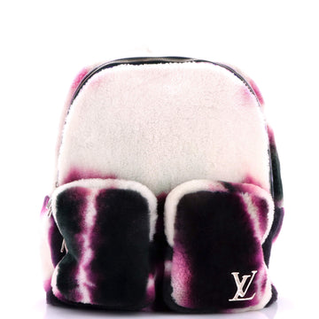 Multipocket Backpack Tie Dye Shearling