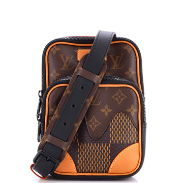 Nigo Amazone Sling Bag Limited Edition Giant Damier and Monogram Canvas