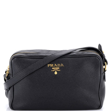 Double Zip Camera Bag Vitello Phenix Medium