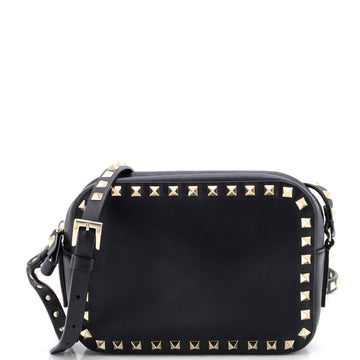 Rockstud Camera Crossbody Bag Leather