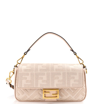 Baguette NM Bag Zucca Embroidered Canvas Medium