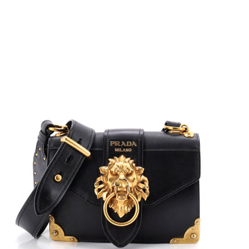 Animalier Cahier Crossbody Bag Leather Small
