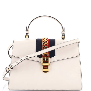 Sylvie Top Handle Bag Leather Large