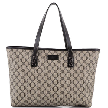 Plus Tote GG Coated Canvas with Leather Medium
