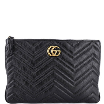 GG Marmont Clutch Matelasse Leather