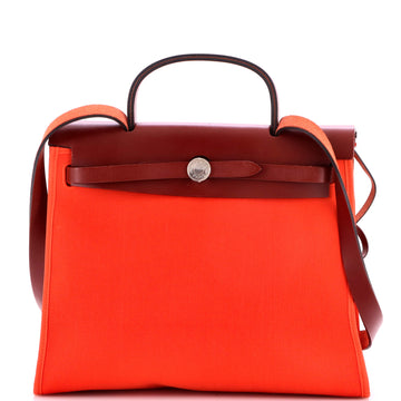Herbag Zip Leather and Toile 31
