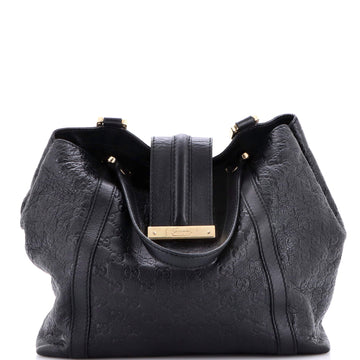 New Ladies Web Hobo Guccissima Leather Medium