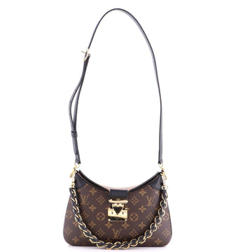 LV Twinny Handbag Monogram Canvas and Reverse Monogram Canvas with Leather