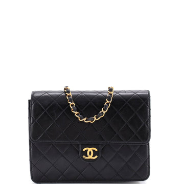 Vintage Square CC Flap Bag Quilted Lambskin Medium