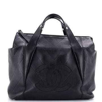 All Day Long Tote Chevron Leather Medium