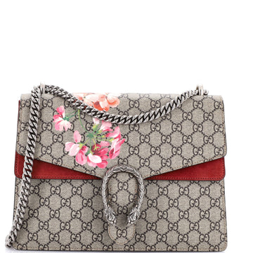 Dionysus Bag Blooms Print GG Coated Canvas Medium