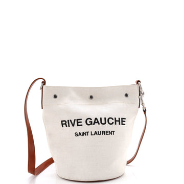 Rive Gauche Bucket Bag Canvas
