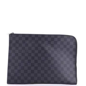 Zip Around Pochette Jour Damier Graphite GM