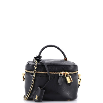 Vanity Handbag Monogram Ink Embossed Lambskin PM