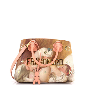 Montaigne Handbag Limited Edition Jeff Koons Fragonard Print Canvas MM
