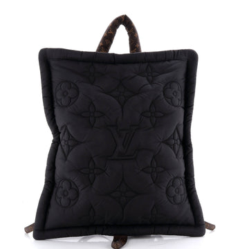 Pillow Backpack Monogram Quilted Econyl Nylon