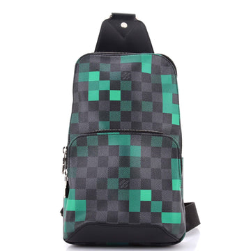 Avenue Sling Bag Limited Edition Damier Graphite Pixel