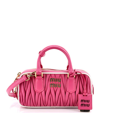 Arcadie Top Handle Bag Matelasse Leather Regular