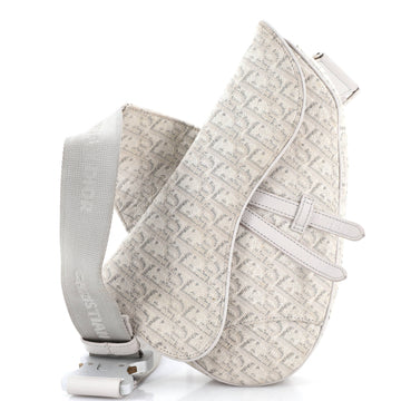 Saddle Crossbody Bag Oblique Jacquard